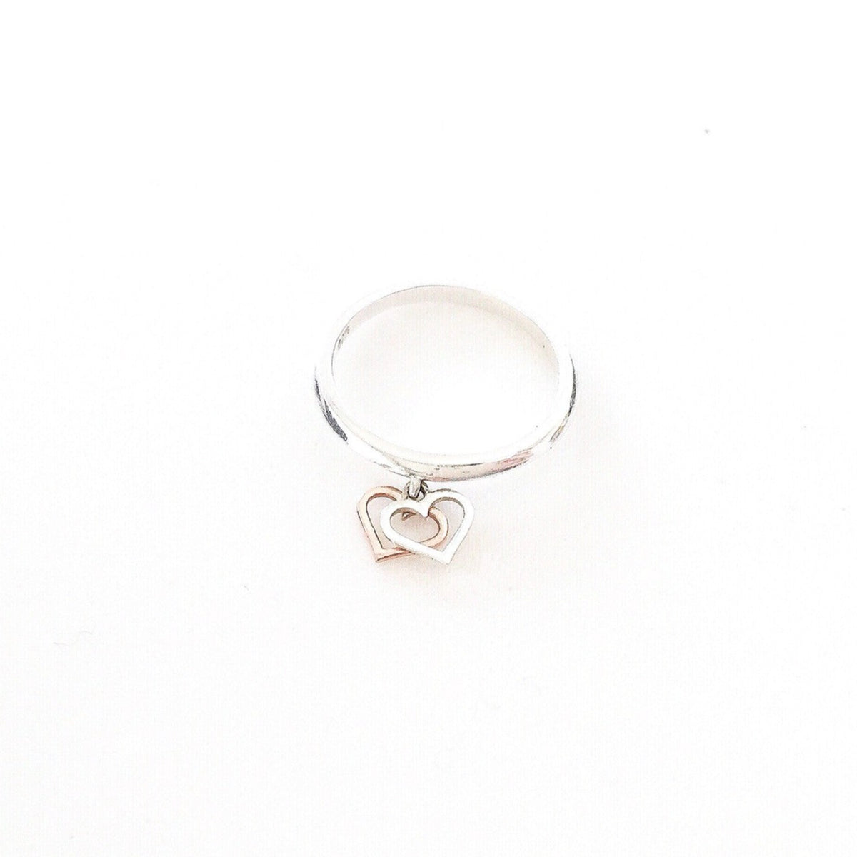 Dangle heart deals ring