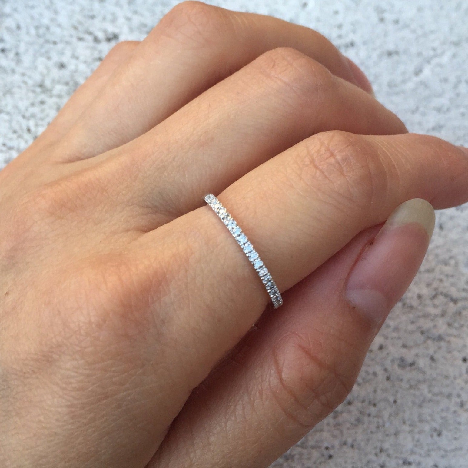 Eternity Diamond Mid Rings Alice Or Jewellery